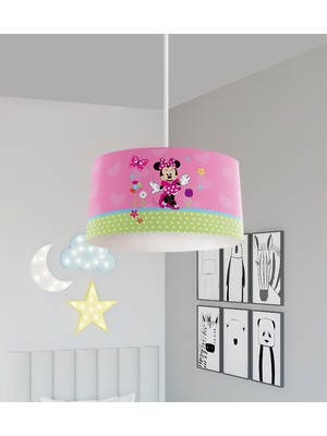 PremiumPort Sevimli Minnie Maus Desenli Bebek ve Çocuk Odası Avizesi