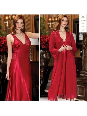 2'li Kısa Gecelık Sabahlık Takım