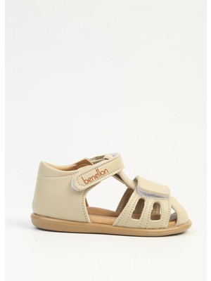 Benetton Krem Çocuk Sandalet BN-1531
