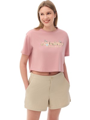 Columbia Csc Outback Crittters Crop Kadın Kısa Kollu T-Shirt