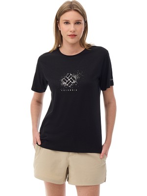 Columbia Csc Splattered Kadın Kısa Kollu T-Shirt
