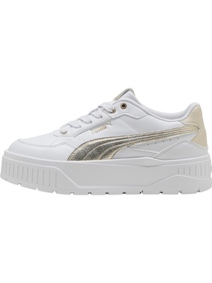 P404518 Puma Karmen Iı Idol Metallic Kadın Spor Ayakkabı Beyaz