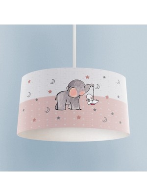 PremiumPort Sevimli Yavru Fil Desenli Bebek ve Çocuk Odası Avizesi