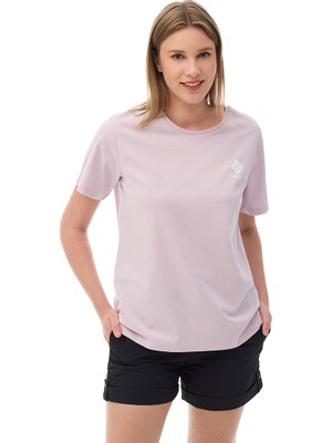 Columbia Csc Stacked Mini Gem Logo Kadın Kısa Kollu T-Shirt