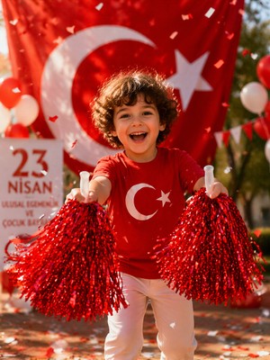 Doğaberen 23 Nisan Gösteri Ponponu 2'l Ikırmızı