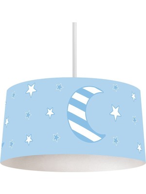 PremiumPort Renkli Gökyüzü Desenli Çocuk ve Bebek Odası Sarkıt Avize