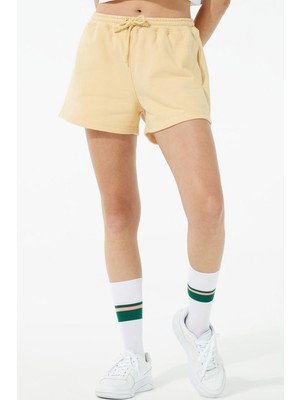 Soon To Be Announced Classic Women's Short Kadın Pamuk Şort Sarı