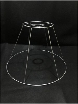 PremiumPort Şık Avize Teli Abajur, Alt Çap 30 Cm, Üst Çap 14 cm