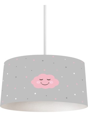 PremiumPort Rüya Gibi Bulut Desenli Çocuk ve Bebek Odası Sarkıt Avize