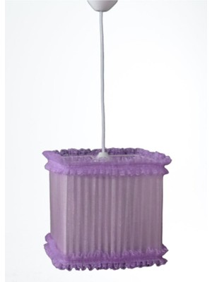 PremiumPort Şık Kare Tasarımlı Çocuk Odası Avizesi, Modern ve Zarif Aydınlatma