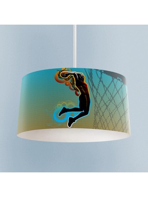 PremiumPort Sevimli Basketbol Desenli Bebek ve Çocuk Odası Avizesi