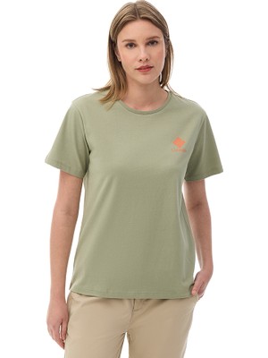 Columbia CSC Stacked Mini Gem Logo Kadın Kısa Kollu T-Shirt