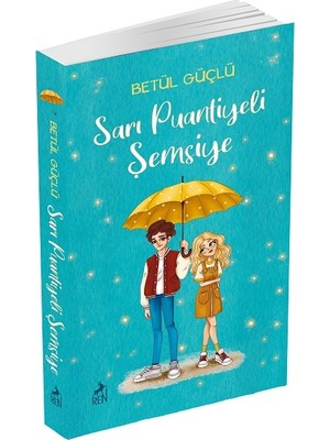 Ren Kitap Sarı Puantiyeli Şemsiye (Ciltsiz)