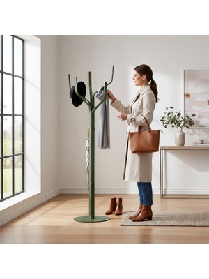 Nihat Evcim Elzem Haki Portmanto Metal Askılık Modeli