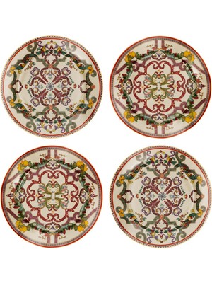 LuckyArt Velora Bone 4’lü Servis Tabağı Seti 27 cm