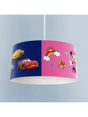 PremiumPort Renkli Seksekli Bebek ve Çocuk Odası Avizesi, Şık ve Güvenli Tasarım