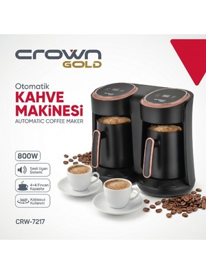 Masa Dostu Ikili Otomatik Türk Kahve Makinesi