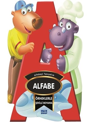 Parıltı Yayınları Örneklerle Şekilli Boyama - Alfabe