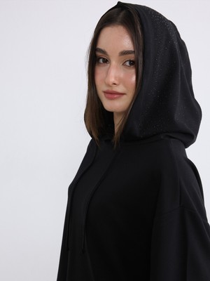Soulife Petite Taşlı Kadın Hoodie