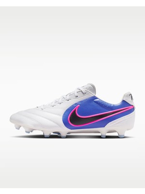Nike HQ3158 Tiempo Ligera Pro Fg Krampon Beyaz-Mavi