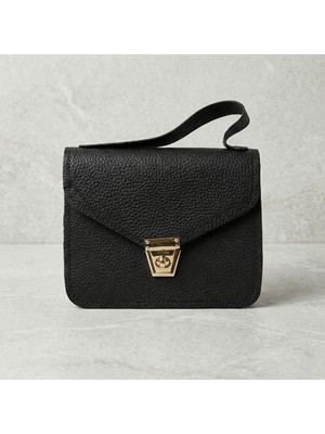 Kont Siyah Kutu El Çantası