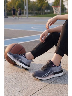 In Step Terra-Glide Siyah Pembe Bağcıksız Kadın Koşu ve Yürüyüş Ayakkabısı