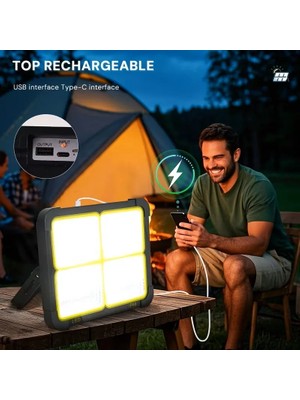 Kont Prokama Ledli Solar Projektör 200W BK-200W (5067)