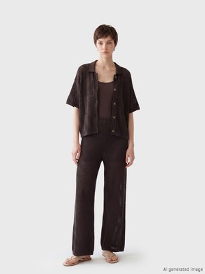 Soulife Beli Lastikli Ajurlu Kadın Pantolon