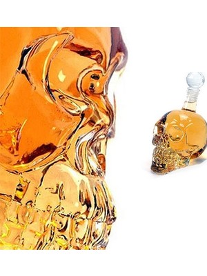 Kont Crystal Head Kuru Kafa Cam Şişe 350 ml