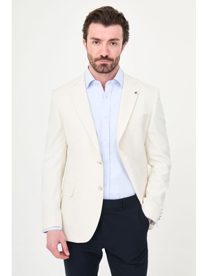 MCR Düz Slim Fit Mono Yaka Erkek Ceket