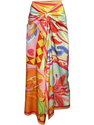 Bolder Vivian Reef Oranj 145*100 cm (Iç Göstermez) Pareo