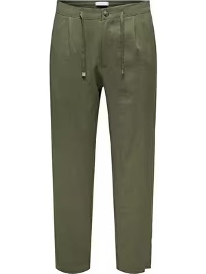 Only & Sons Onswake Loose Tapered 0329 Pant Frml Erkek Yeşil Pantolon - 22037262