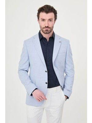 MCR Düz Slim Fit Mono Yaka Erkek Ceket