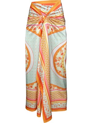 Bolder Vivian Somon Babyblue 145*100 cm (Iç Göstermez) Pareo