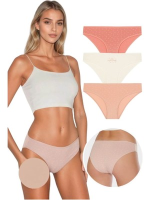 Kit Iç Giyim Berrak 3'lü Kadın Bikini Külot