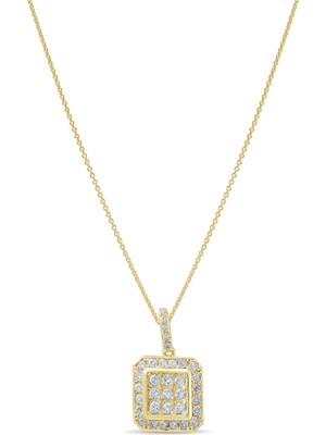 Lial Diamond 0.56 Karat Pırlanta Kolye, Doğal Pırlanta, Sertifikalı Mücevher