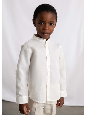Mayoral Erkek Çocuk Gömlek - Mayoral  - Beyaz - 8 Yaş - 3118--BEYAZ-8 Yaş