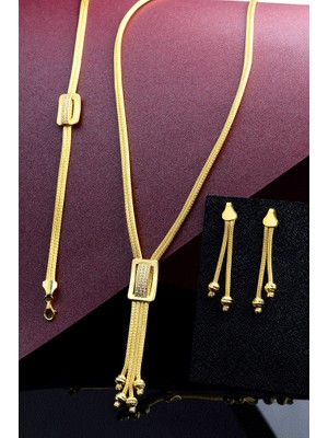 INNUENDO JEWELRY 925 Ayar Gümüş Sırma Püsküllü Set