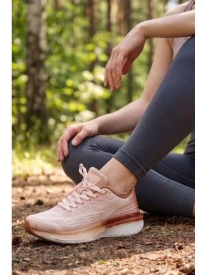 In Step Terra-Glide Pudra Bağcıksız Kadın Koşu ve Yürüyüş Ayakkabısı