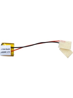 Powermaster 400909 3.7 Volt 30 Mah Lityum Polimer Pil Soketsiz