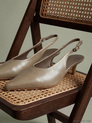 Lcw Kahverengi Sivri Burun Kadın Topuklu Ayakkabı