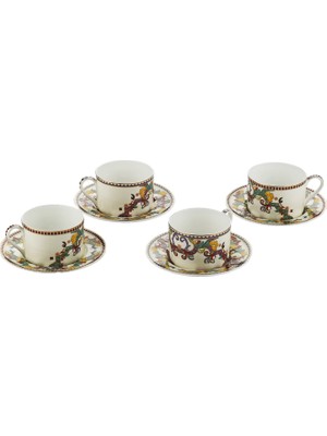 LuckyArt Velora Bone 4’lü Çay Fincanı Seti 180 ml