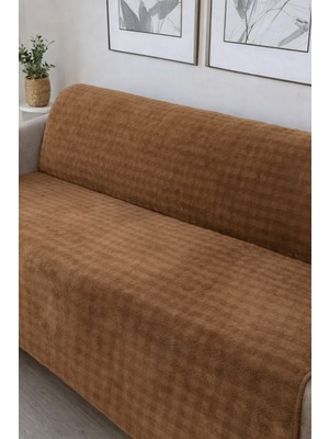 Hig Store Tavşan Tüyü Ithal Bubble Ultra Yumuşak Kaymaz Yıkanabilir Koltuk/çekyat Örtüsü 170X210 Büyük Ebat