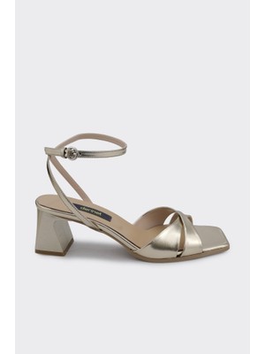 Derinet Bilekten Bantlı Kadın Abiye Ayakkabı