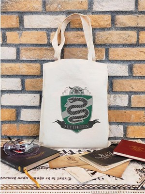 Sihir Dükkanı Slytherin Bez Çanta