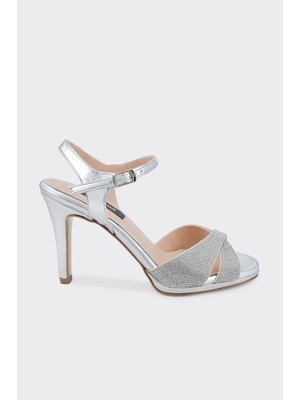 Derinet Bilekten Bantlı Kadın Abiye Ayakkabı