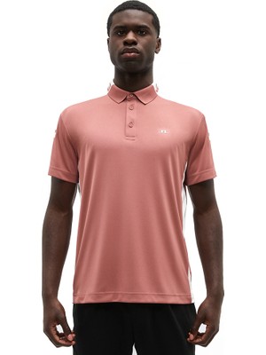 J.lindeberg Erkek Bo Polo T-Shirt Gül Kurusu 14658E195