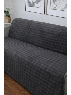 Hig Store Tavşan Tüyü Ithal Bubble Ultra Yumuşak Kaymaz Yıkanabilir Koltuk/çekyat Örtüsü 170X210 Büyük Ebat