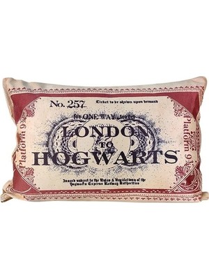 Sihir Dükkanı Harry Potter Ticket Yastık