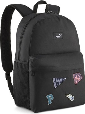 Puma Phase Sırt Çantası Siyah Polyester Yumuşak Gövde Günlük Kullanım için Old Skool Tasarım